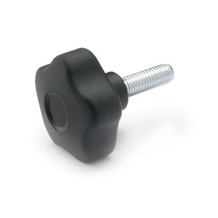 Otto Ganter Softline Star Knob, GN 5337.6